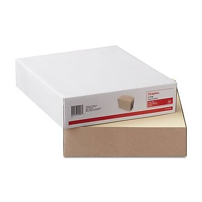 Alt View 4. Staples - Staples 30% Recycled File Folders, 1/3-Cut Tab, Center Position, Letter Size, Manila, 100/Box (ST116780/116780) - Manila.