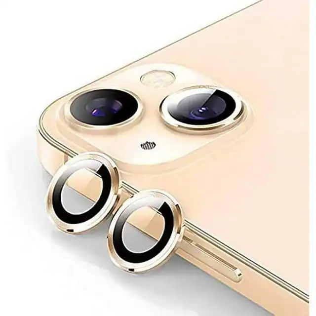 Angle. Entronix - Entronix Premium Camera Lens Protector for iPhone 15 and 15 Plus - Durable Metal Design - Black.