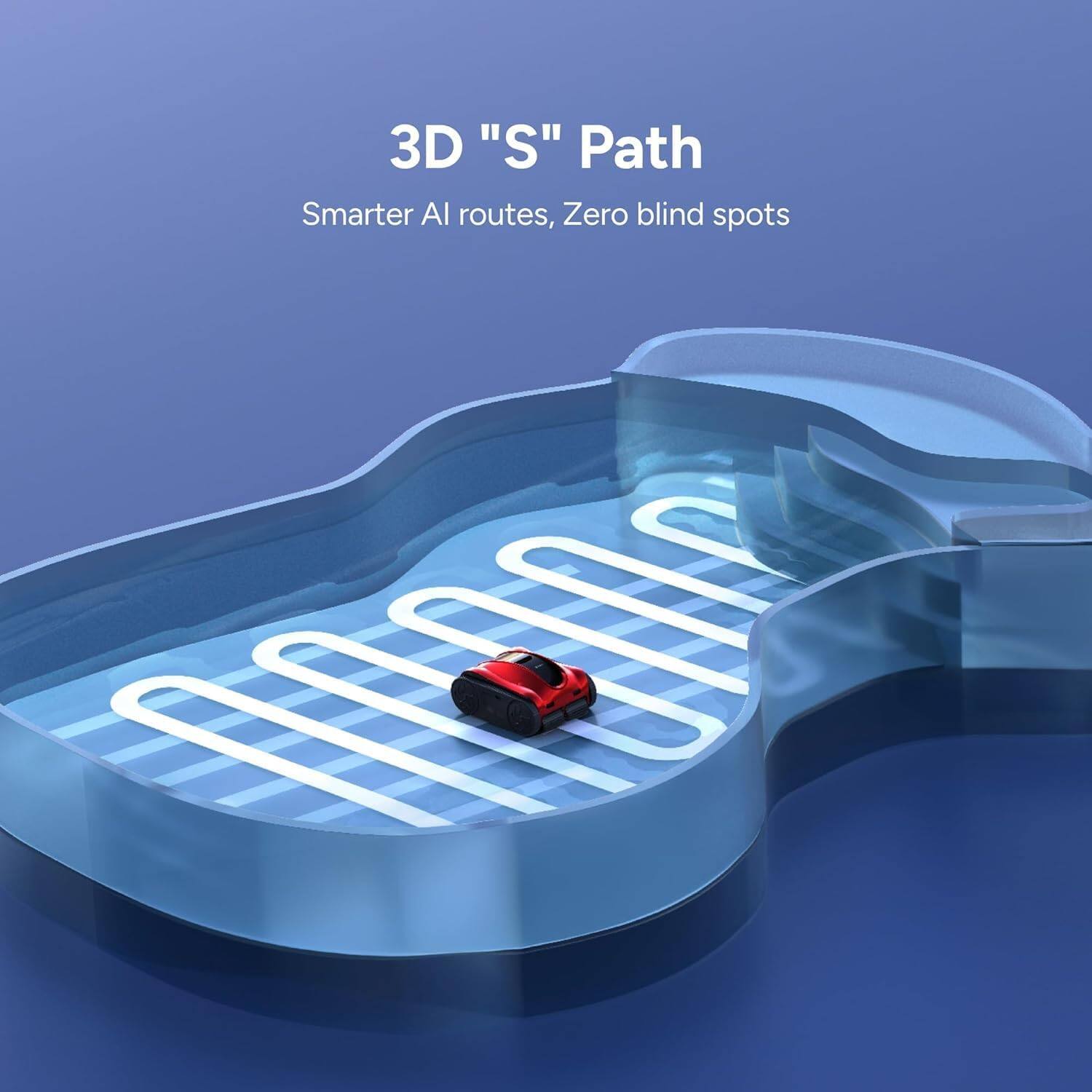 3D "S" Path  
Smarter AI routes, Zero blind spots