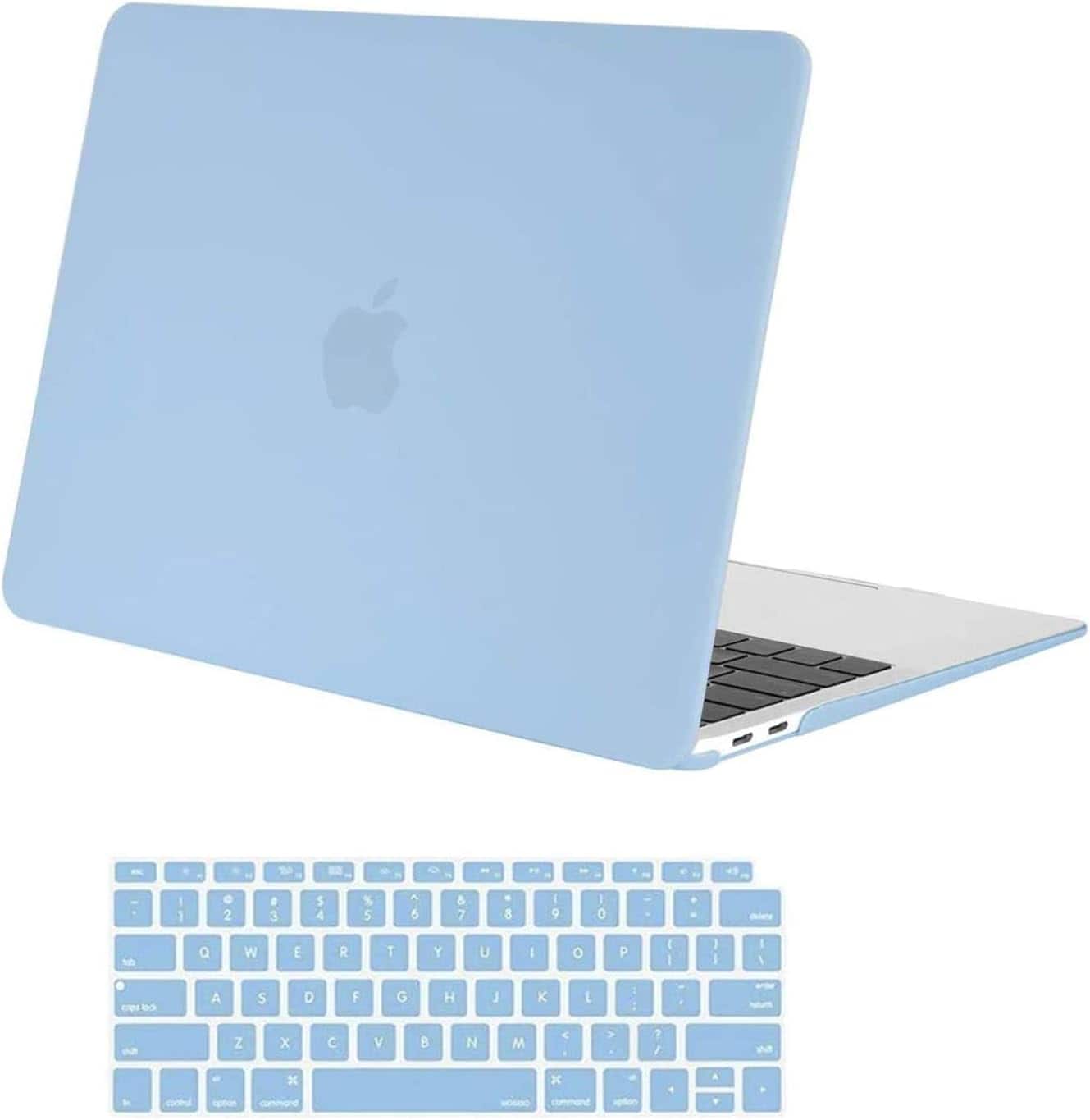 mosiso - Case for MacBook Air 13 inch Case 2020 2019 2018 Release M1 A2337 A2179 A1932 with Touch ID with Keyboard Cover - Air Blue price history on PriceWatchPro