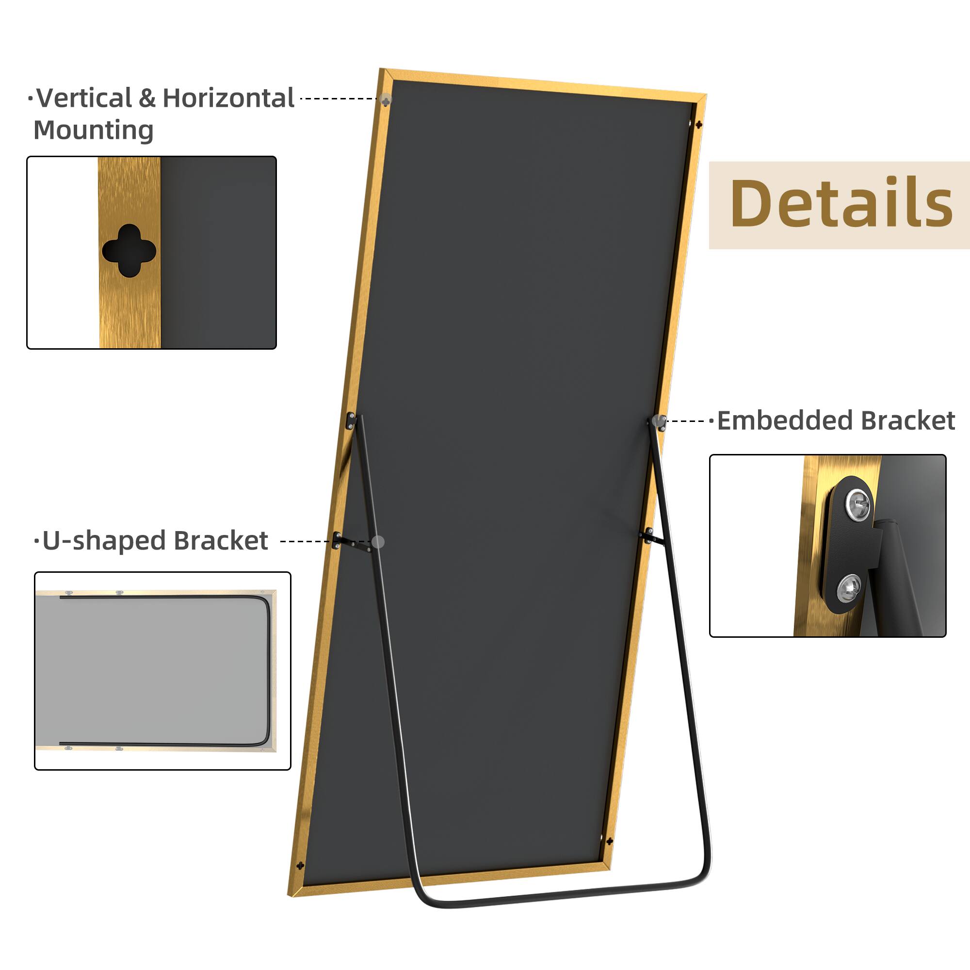 - Vertical & Horizontal Mounting
- Embedded Bracket
- U-shaped Bracket