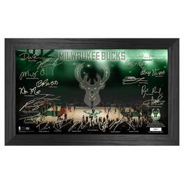 Highland Mint - Milwaukee Bucks Signature Court Print - Multicolor