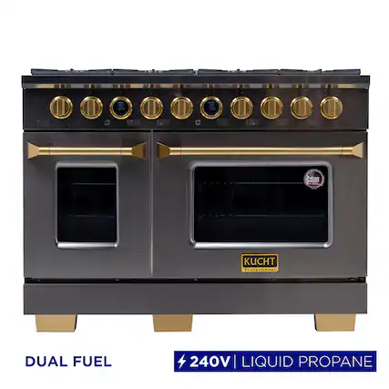 - O 150 120% C 5 125 8888 8088 8888 8888 SYEAR
- KUCHT Professional DUAL FUEL 240V | LIQUID PROPANE