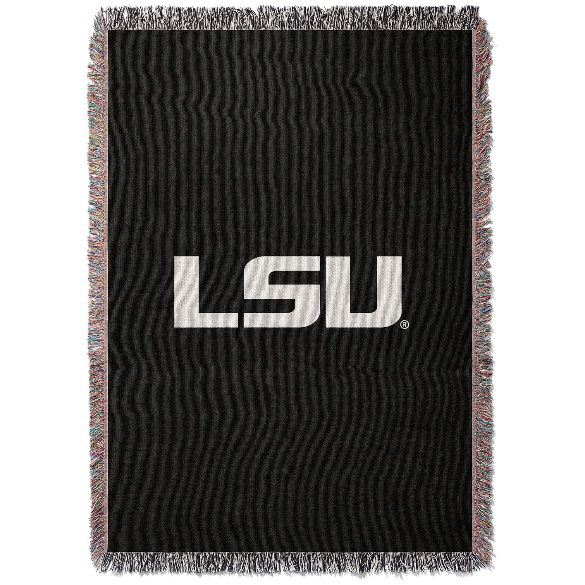 Chad & Jake - LSU Tigers Woven Blanket - Black