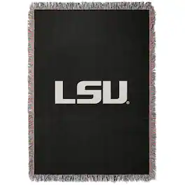 Chad & Jake - LSU Tigers Woven Blanket - Black
