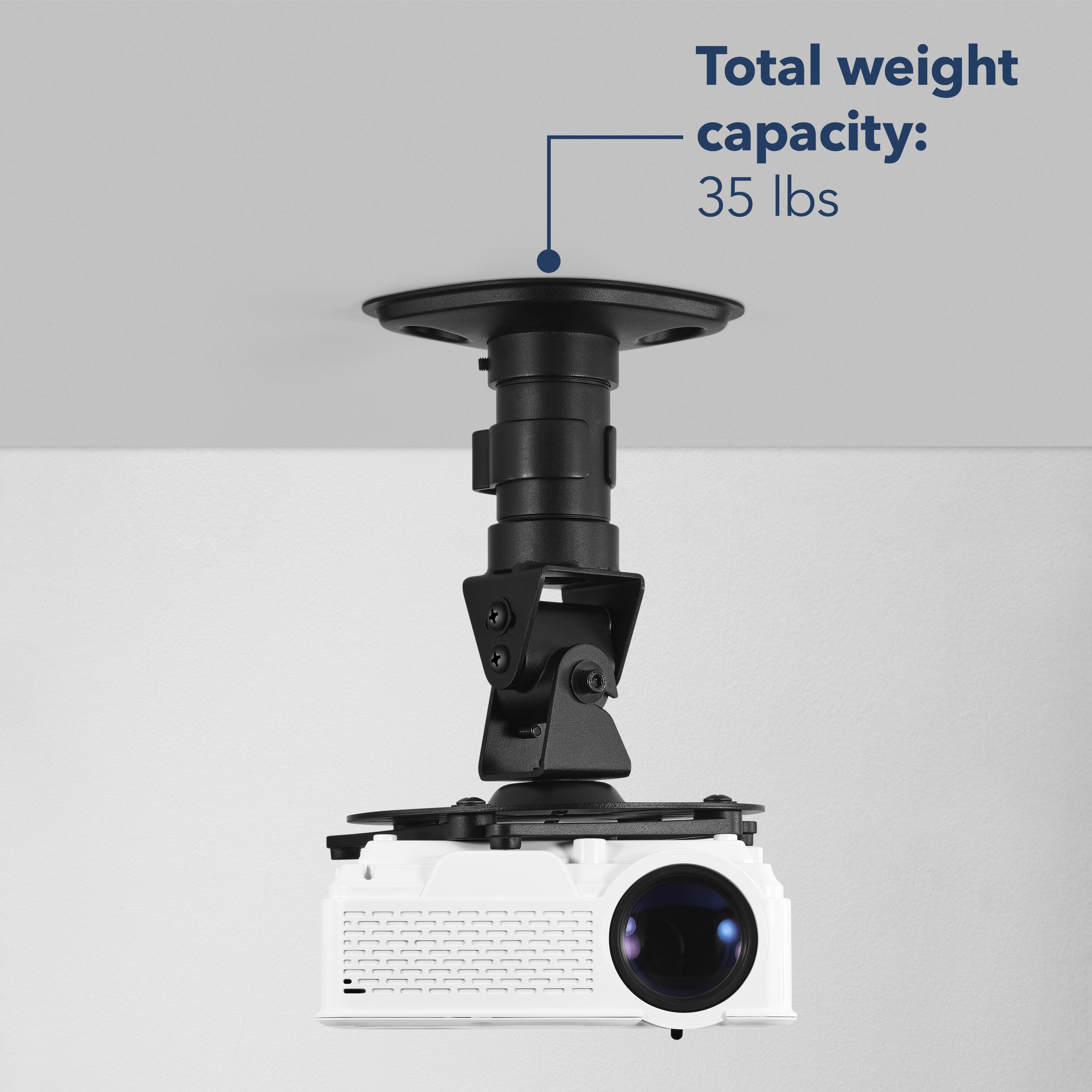 Total weight capacity: 35 lbs