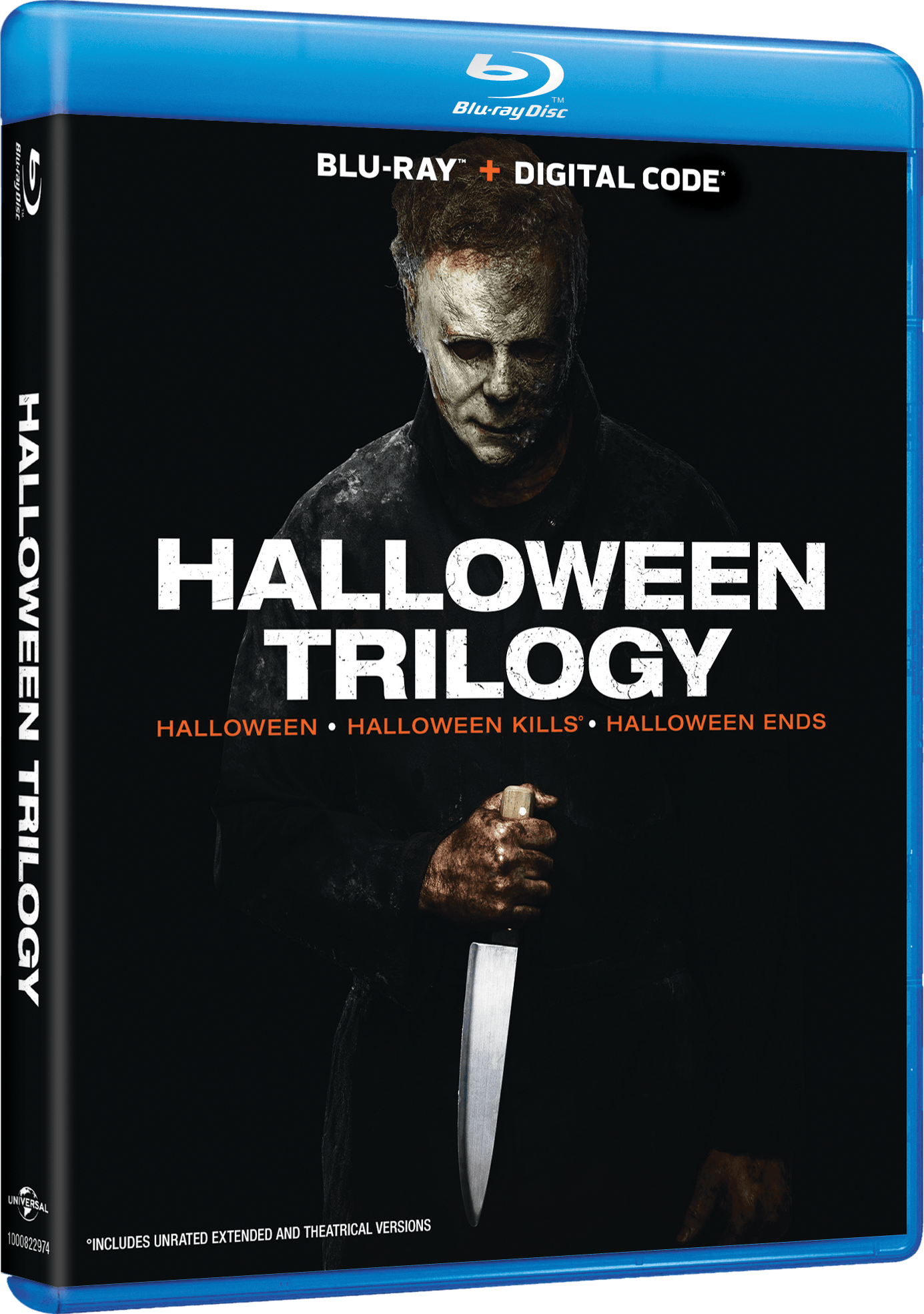 Angle. Halloween/Halloween Kills/Halloween Ends (Box Set) [Blu-ray].