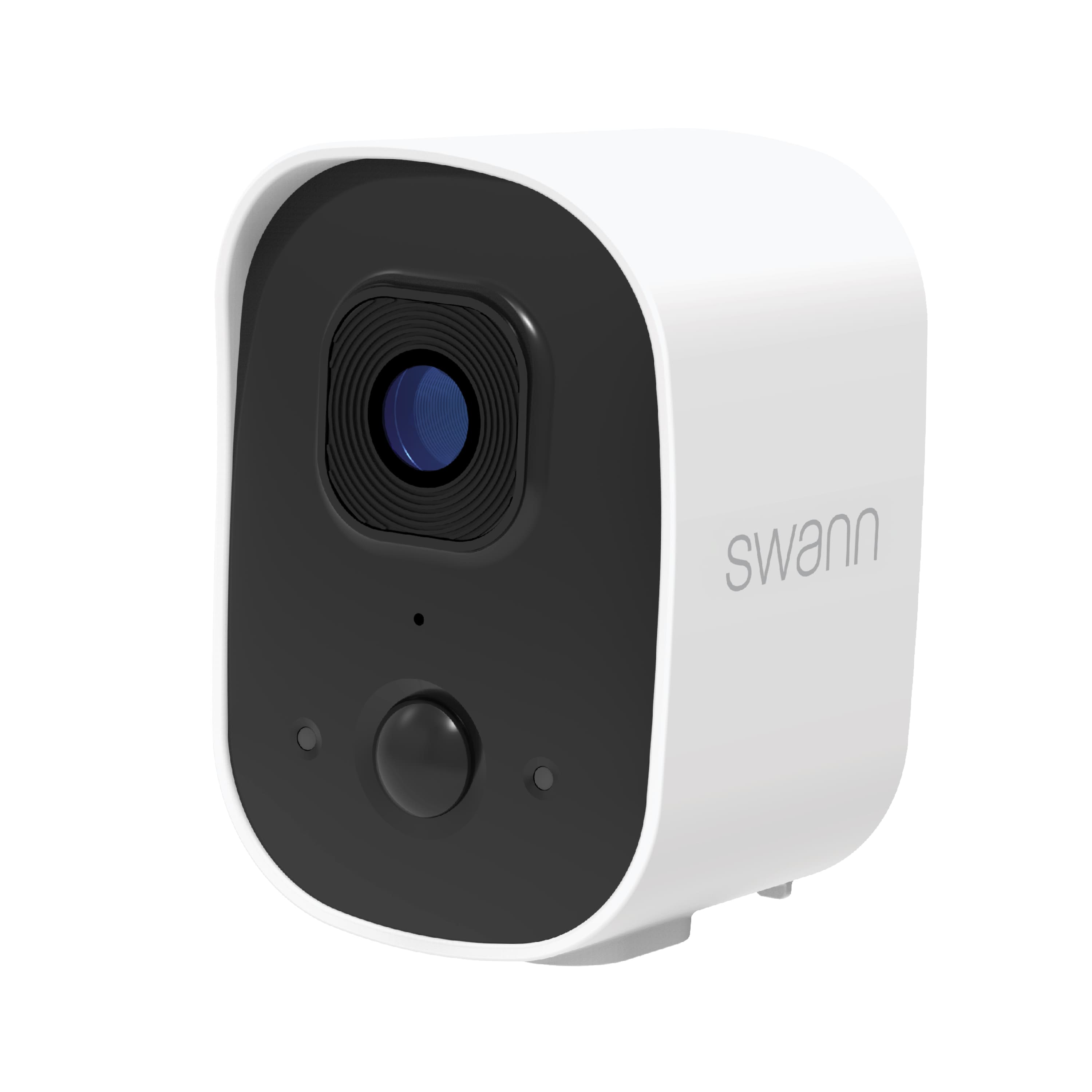 Swann - EVO 2K WiFi Security Camera, Weatherproof Outdoor, Color Night Vision, Motion Detect, Two-Way Audio, 32GB MicroSD - White - Front_Zoom