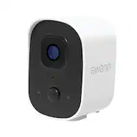 Swann - EVO 2K WiFi Security Camera, Weatherproof Outdoor, Color Night Vision, Motion Detect, Two-Way Audio, 32GB MicroSD - White - Front_Zoom