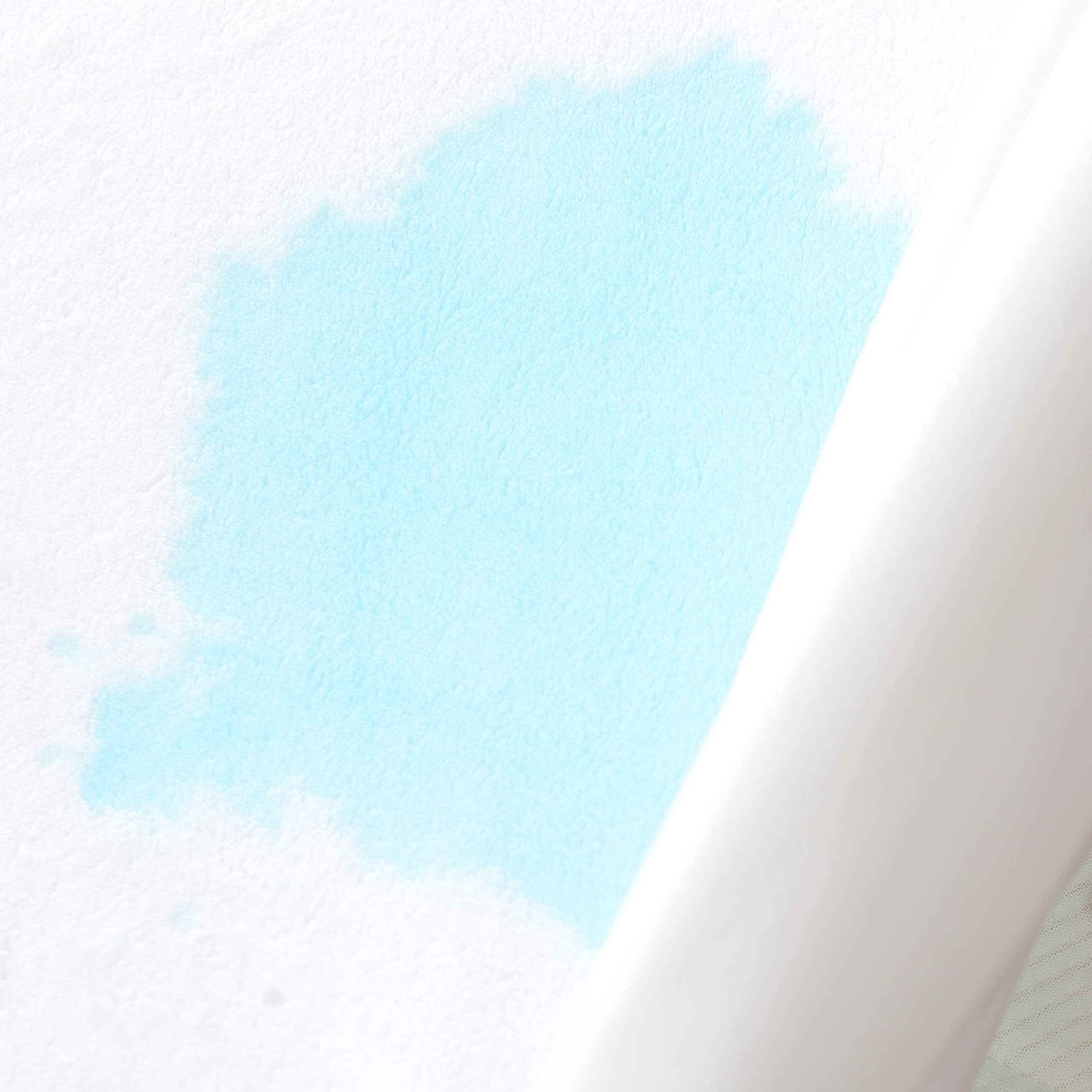 Alt View 1. Cheer Collection - Velvet Plush Waterproof Mattress Protector - White.