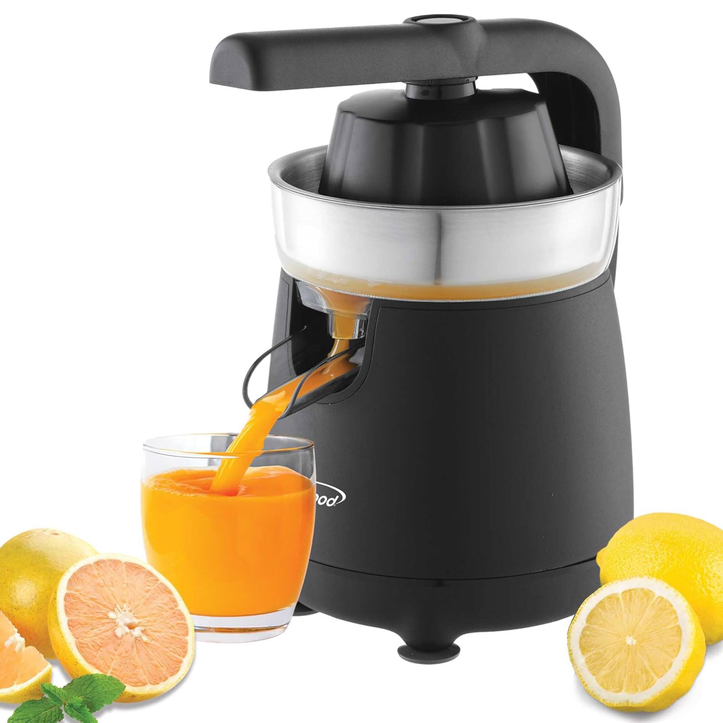 Angle. Brentwood - Brentwood Electric Citrus Juicer in Black - Black.