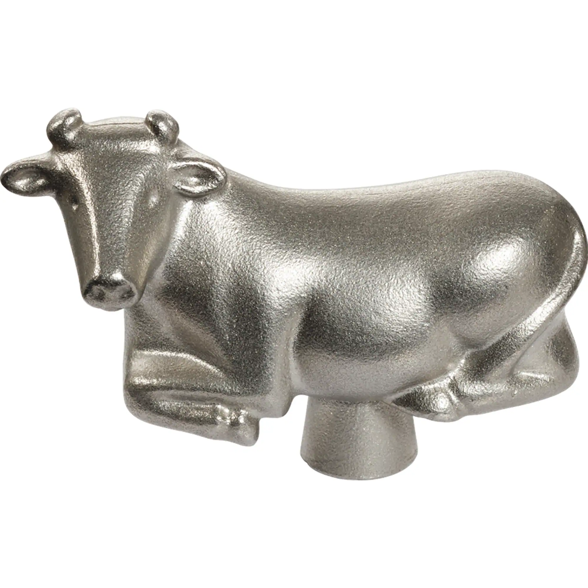 Front. Staub - STAUB Animal Knob - Cow - Stainless Steel.