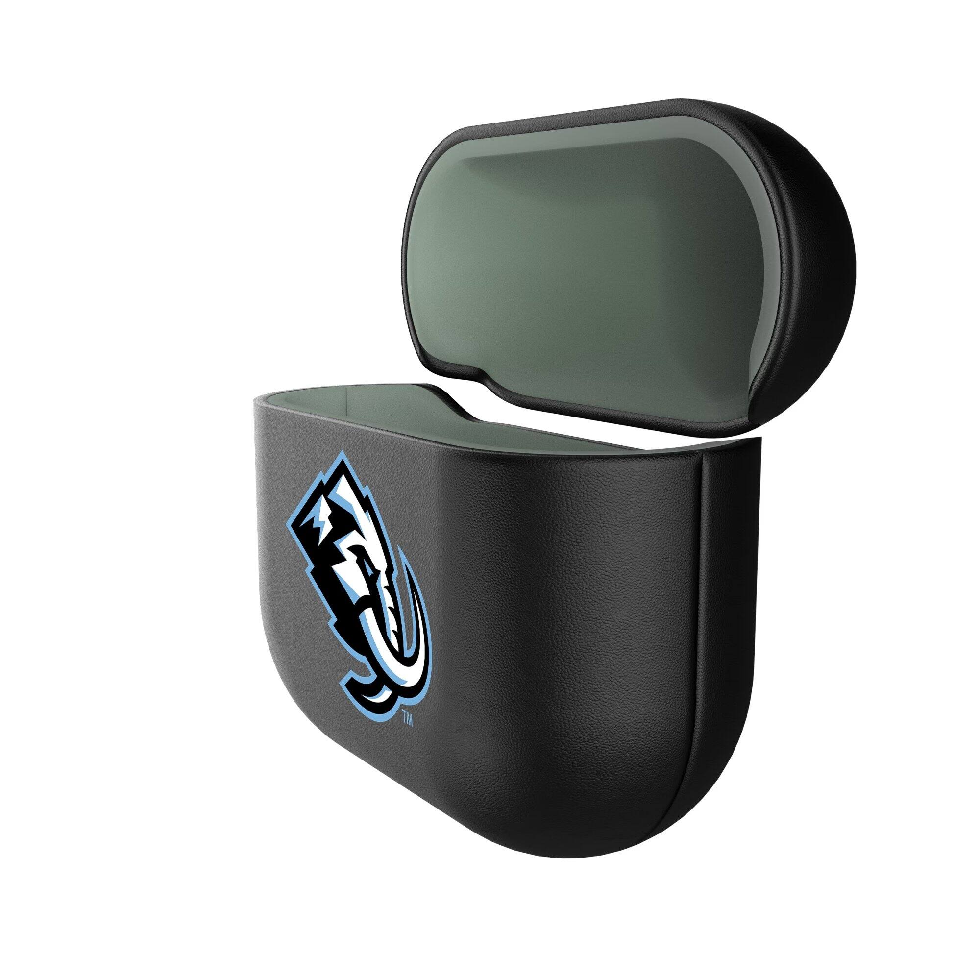 Alt View 2. Keyscaper - Utah Mammoth Utah Mammoth Insignia AirPods 4th Generation Case Cover - No Size - Black.