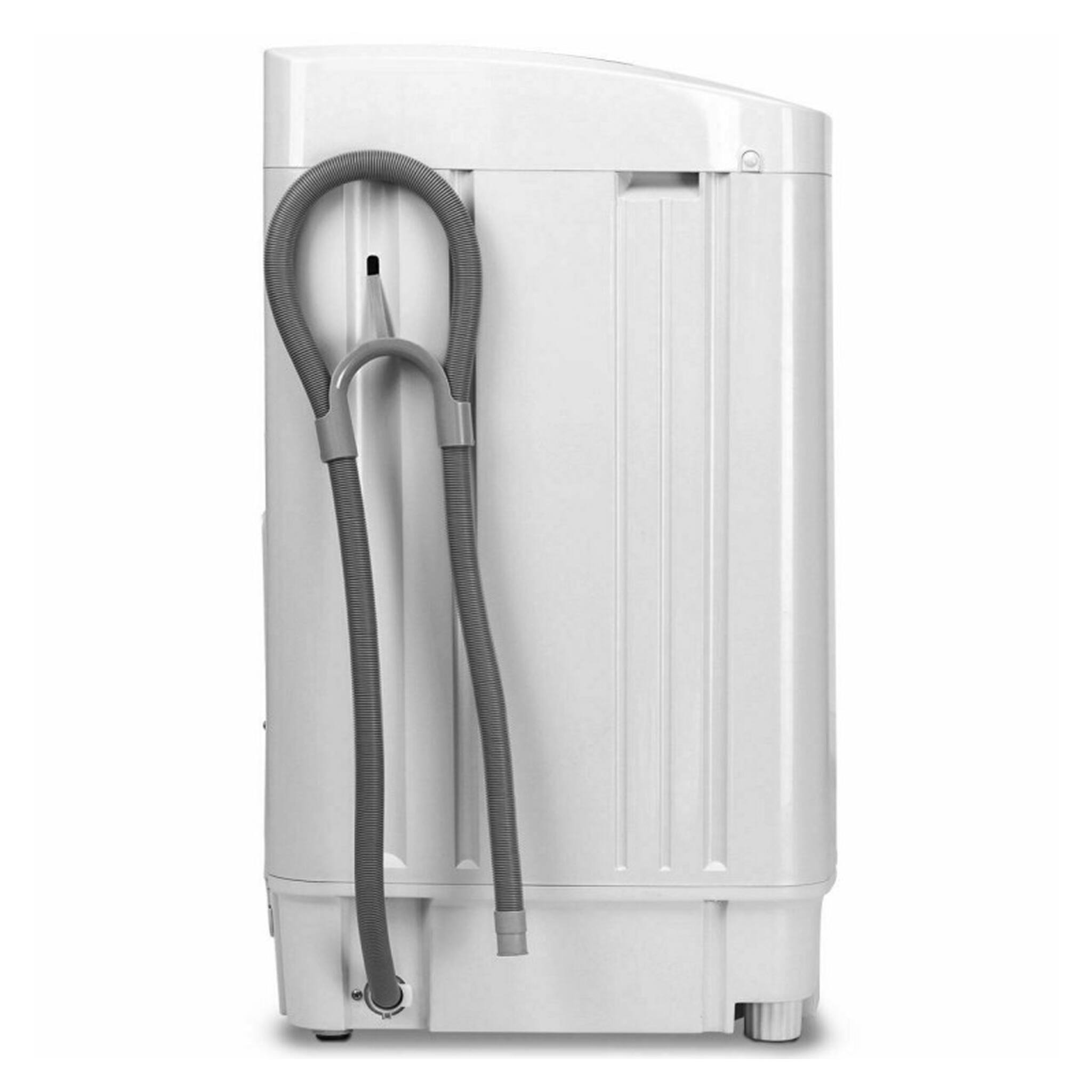 Back. Golden - 11.0 lb/1.6 Cu. Ft. Compact Portable Top Load Washer - White.