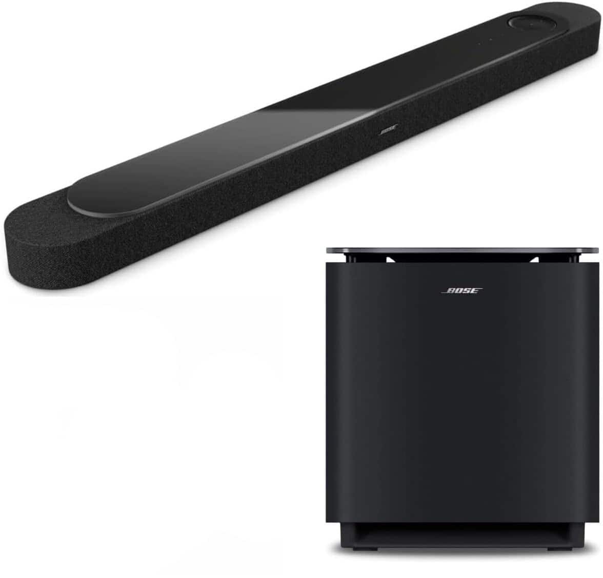 Bose - Lifestyle Ultra Soundbar Bundle with Ultra Subwoofer (Soundbar + Subwoofer Black)