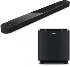 Front. Bose - Bose Lifestyle Ultra Soundbar Bundle with Ultra Subwoofer (Soundbar + Subwoofer Black).