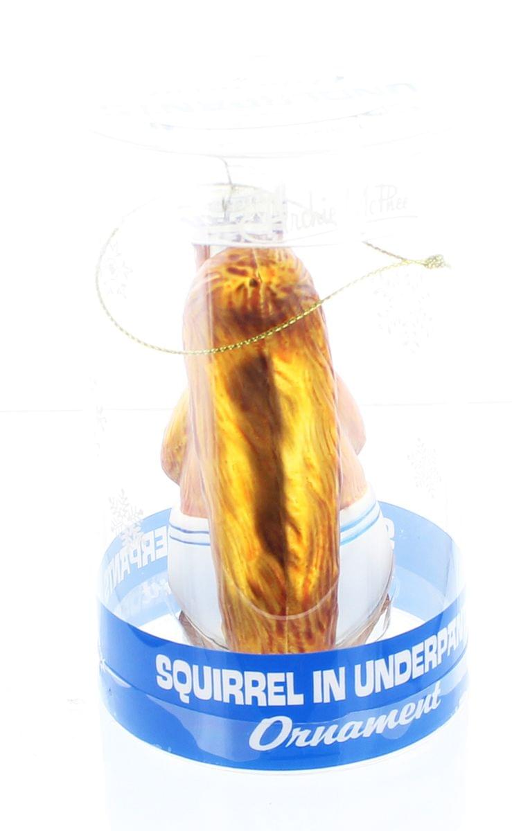 Squirrel in Underpants Ornament