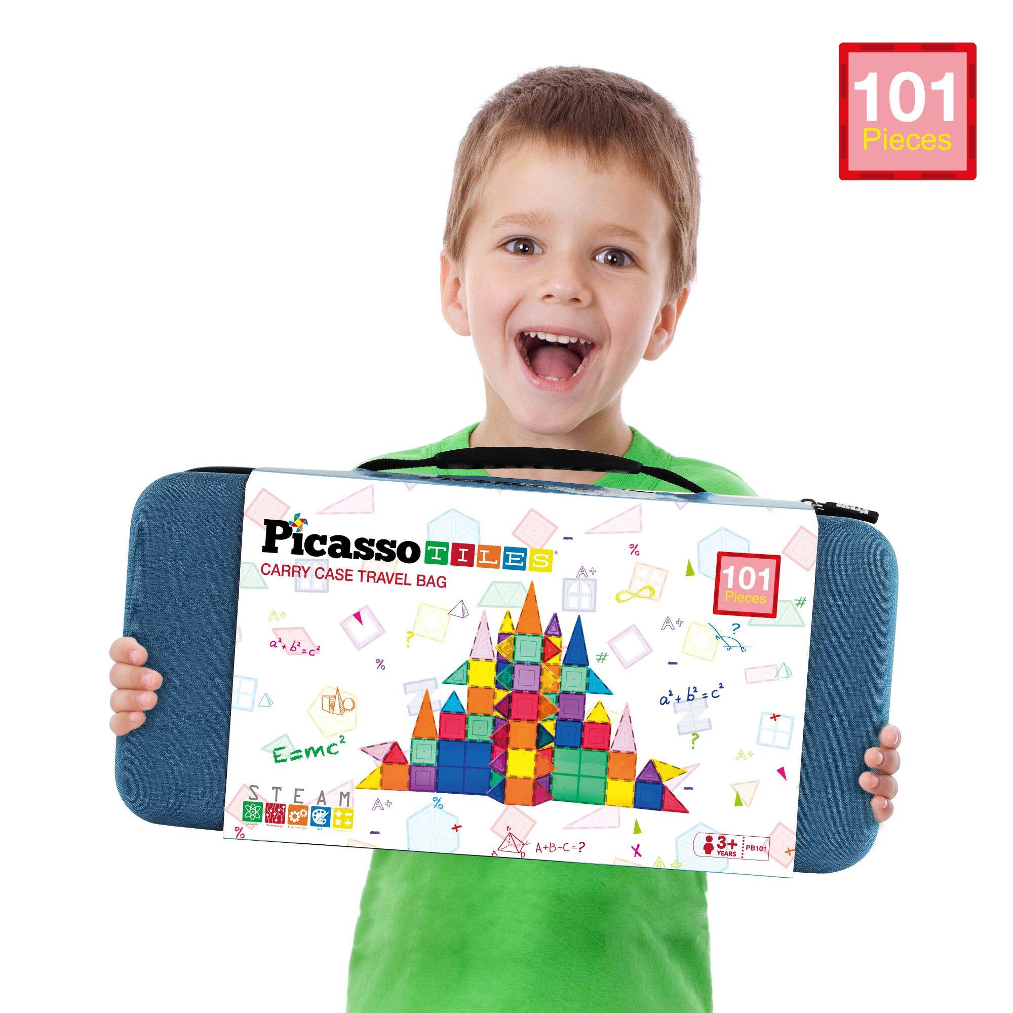 101 Pieces, Picasso, Carry Case Travel Bag, E=mc², STEAM, a+b=c, 3+P, 101 Pieces, a'+b=c', 3+P, TEARS