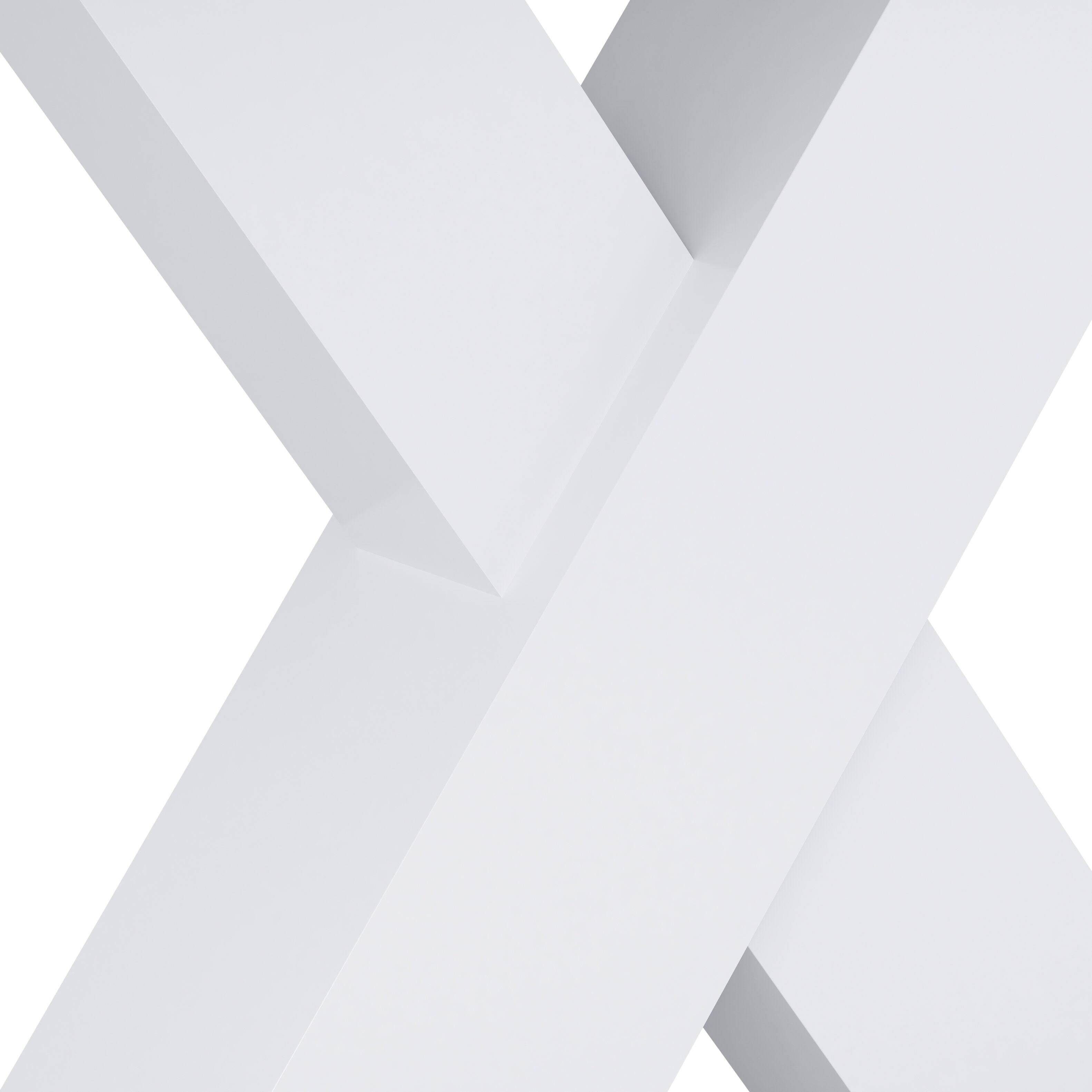 Alt View 9. Tiramisubest - Modern Square Dining Table, Stretchable, White Table Top + MDF X-Shape Table Leg with Metal Base - White.