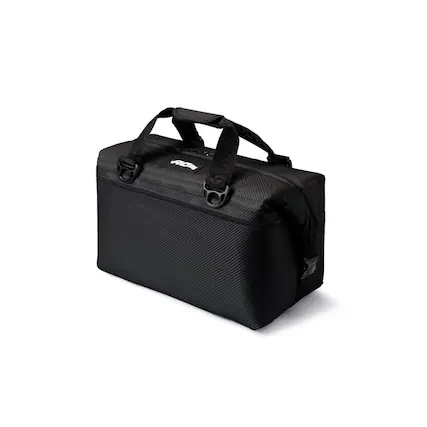 Front. AO Coolers - AO Coolers Carbon Series Soft Cooler Leak-Proof and Durable (Black) - Black.