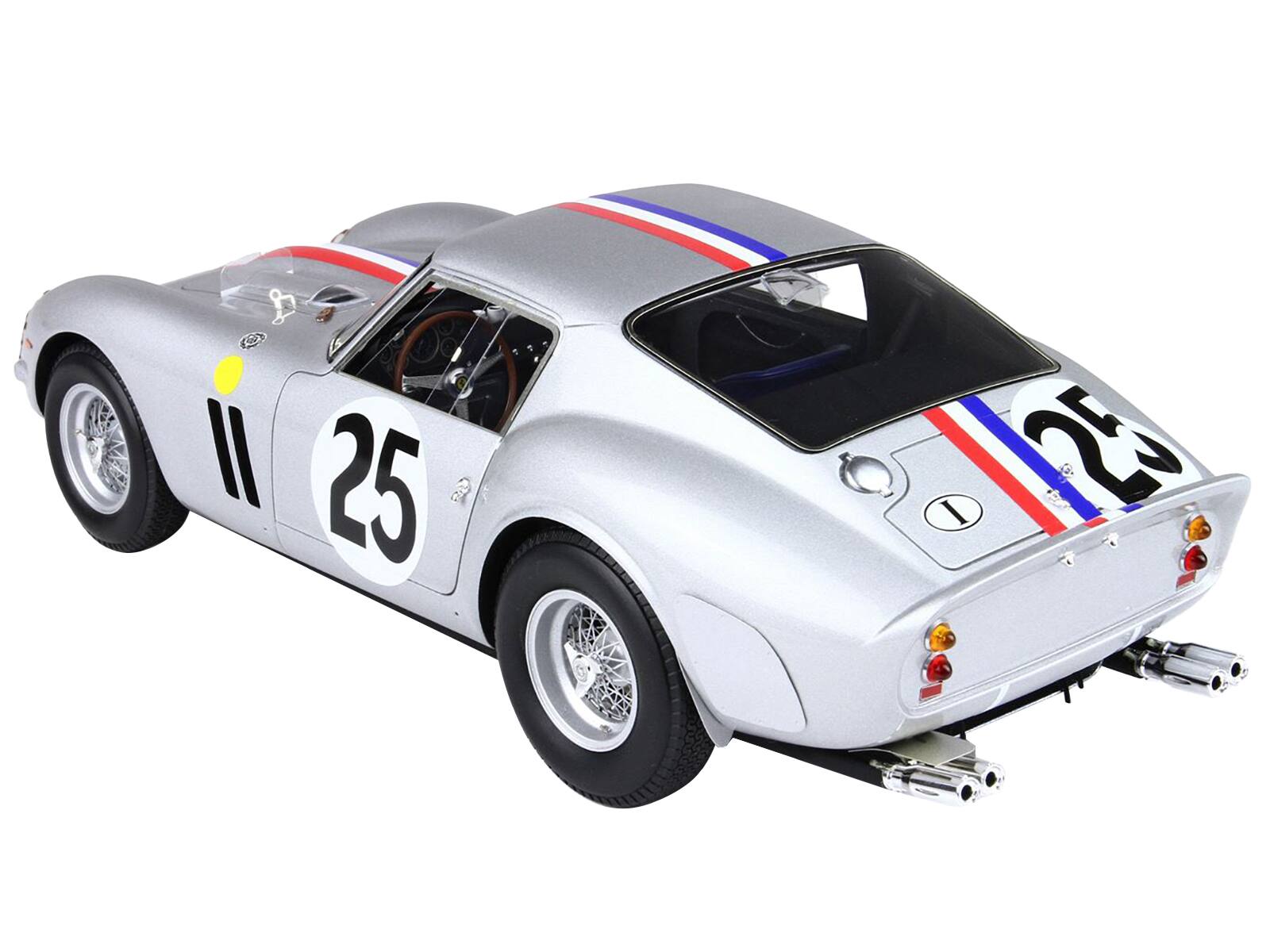 Alt View 3. BBR - Ferrari 250 GTO #25 Elde - Pierre Dumay "24 Hours of Le Mans" (1963) w/DISPLAY CASE Ltd Ed 90 pcs 1/18 Model Car by BBR.
