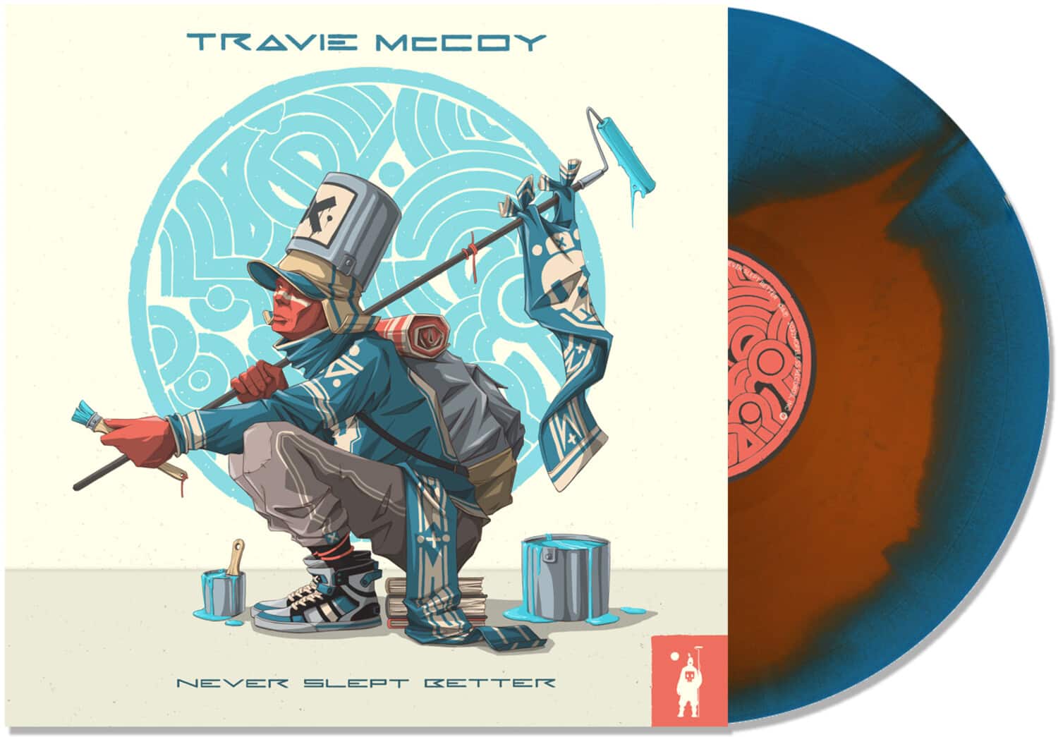 Travie McCoy - Never Slept Better - Cinnamon Swirl  - VINYL LP