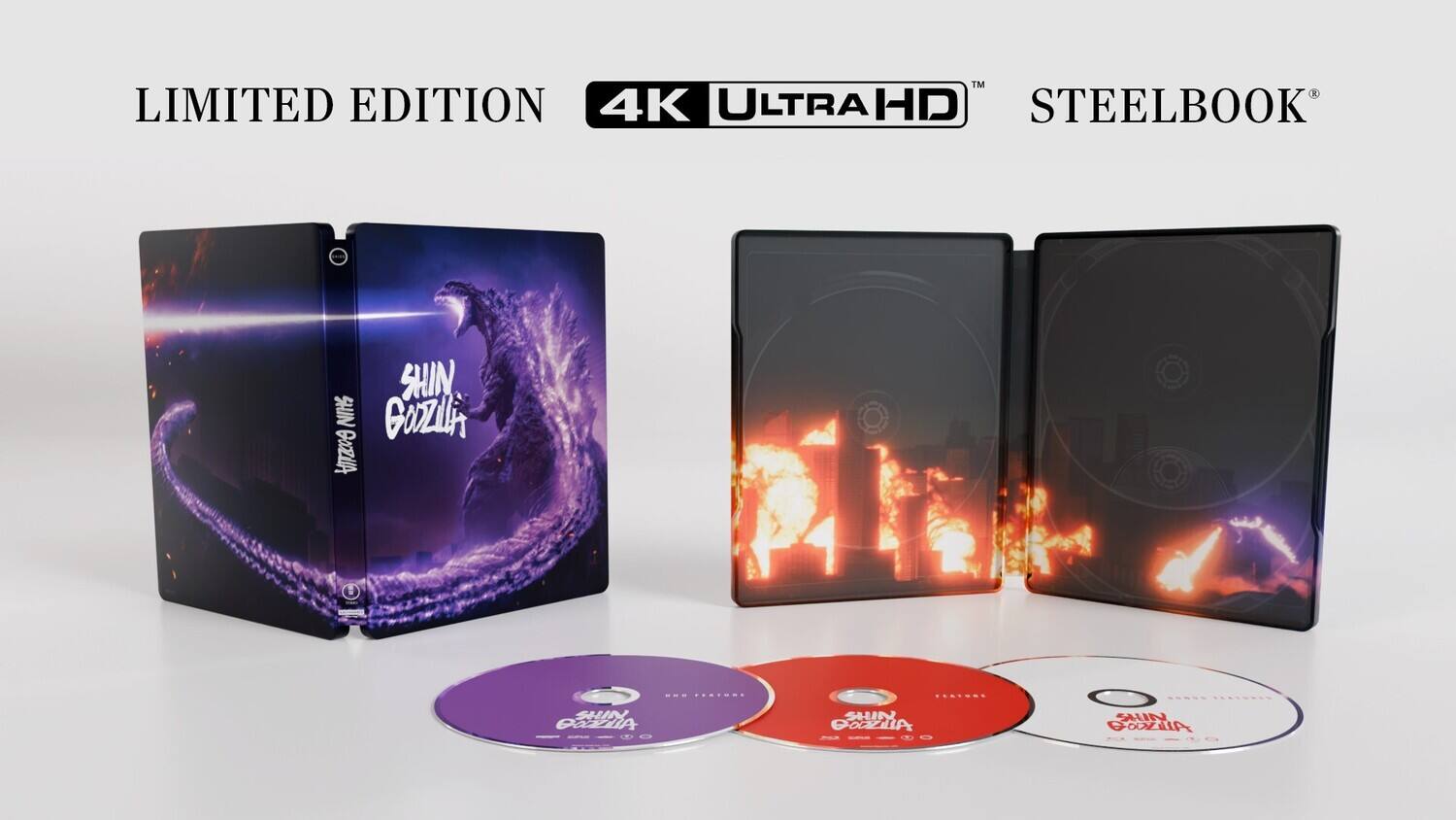 Front. Shin Godzilla (Steelbook)   - 4K Blu-Ray.