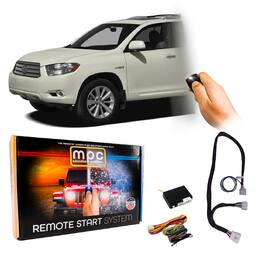 MPC - OEM Activated Remote Starter For 2008-2010 Toyota Highlander Dot-Key 2 T-Harness - Black