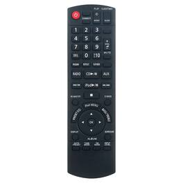 ZdalaMit - Replacement Remote N2QAYB000518 fit for Panasonic Compact Stereo System SC-HC20P-K SC-HC20 SA-HC20 SC-HC20DB - Black