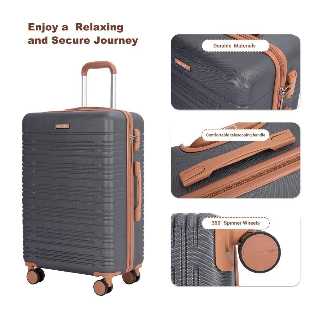 Enjoy a Relaxing and Secure Journey

- Durable Materials
- Comfortable telescoping handle
- 360° Spinner Wheels