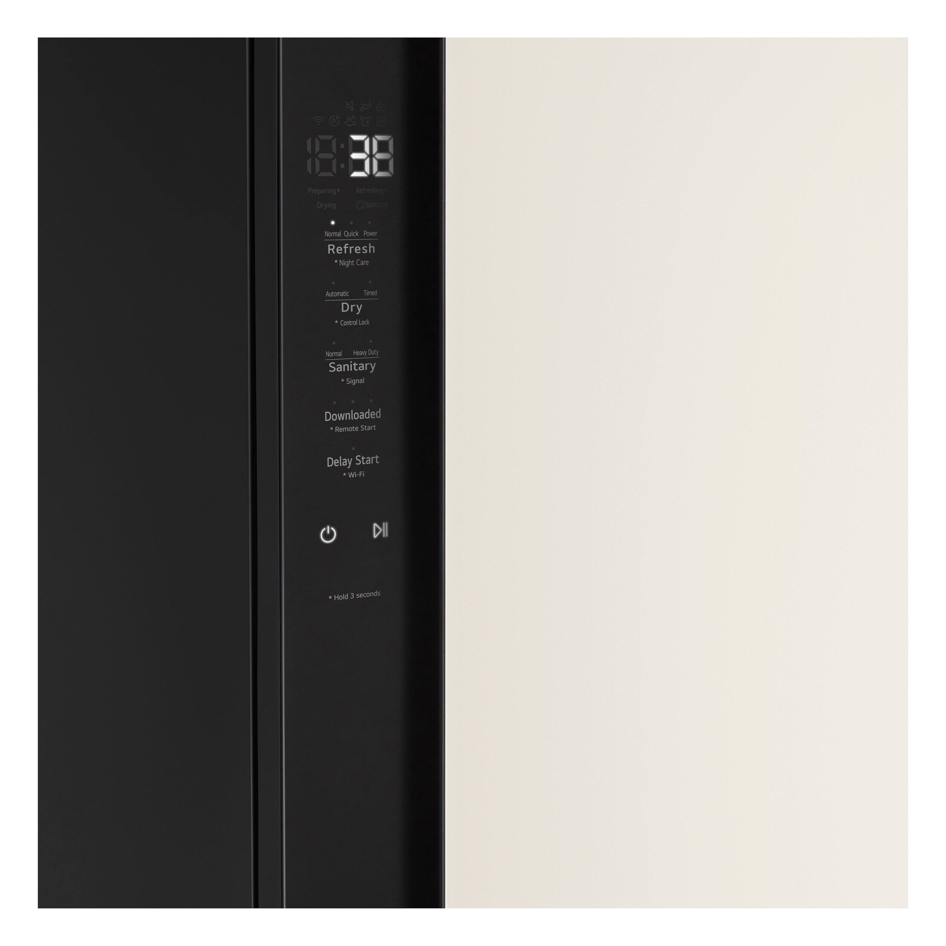 7086 01 18:38 Preparing Dryer Clear sa Quick - Refresh Ngt Ca Ao Teel Dry Cata Las N T 3n Sanitary Signal Downloaded - Remote Seari Delay Start WH-H DI Hod 1 seconds