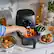 Alt View 11. Bella Pro Series - 3.7-qt. 2 in 1 Knob Manual Air Fryer - Black.
