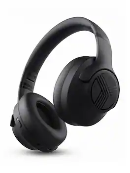 TREBLAB - Z2 ANC Workout Headphones, Signature HD Sound, Deep Bass, 58H Battery, Foldable Over Ear Bluetooth - Black with black logo