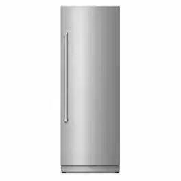 Kucht - Professional 24 in. Built-In Freezer in Custom Panel Ready - Panel and Handle Included - Stainless Steel
