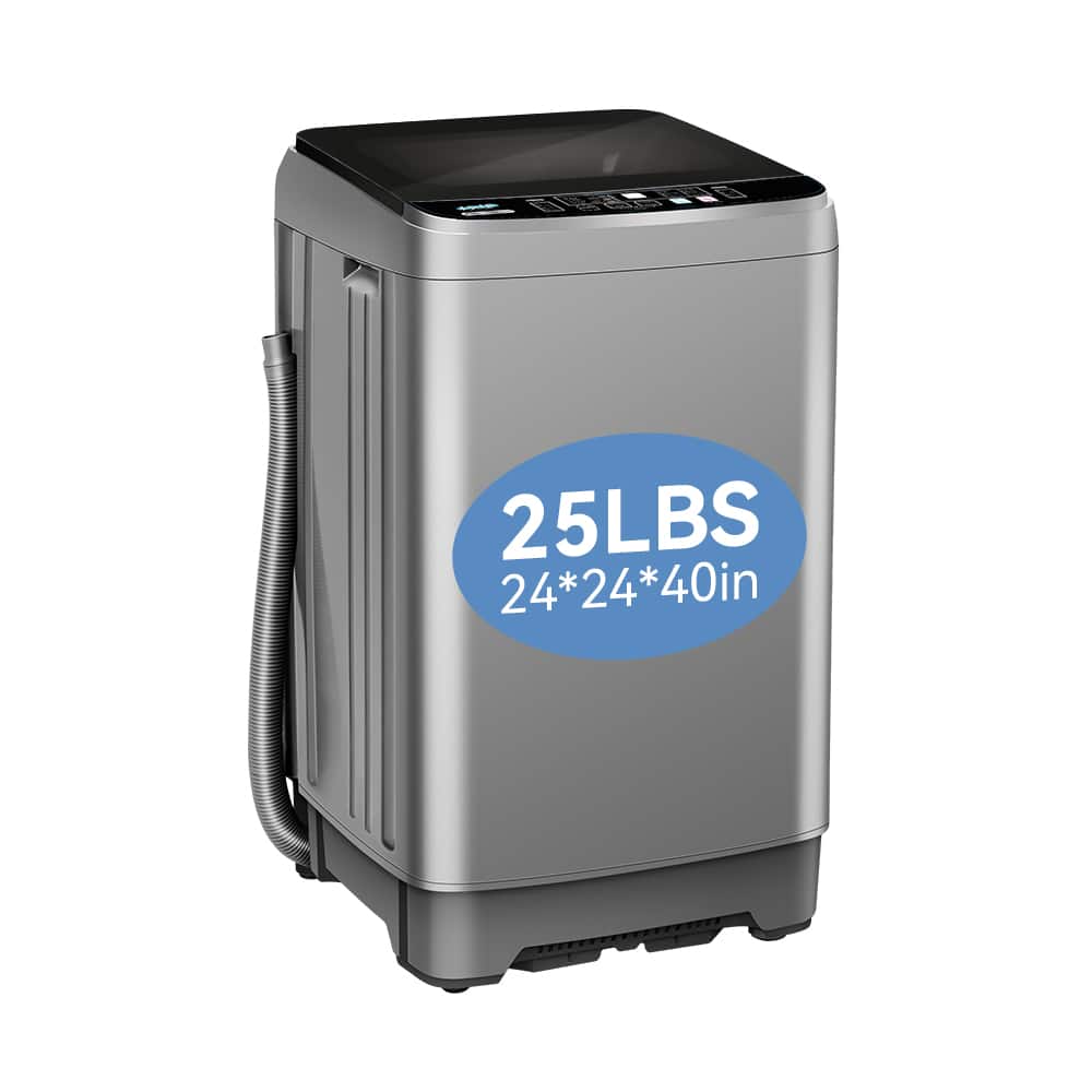 Krib Bling 9KG Portable Top Load Washer with Built-in Drain Pump & 10 Programs