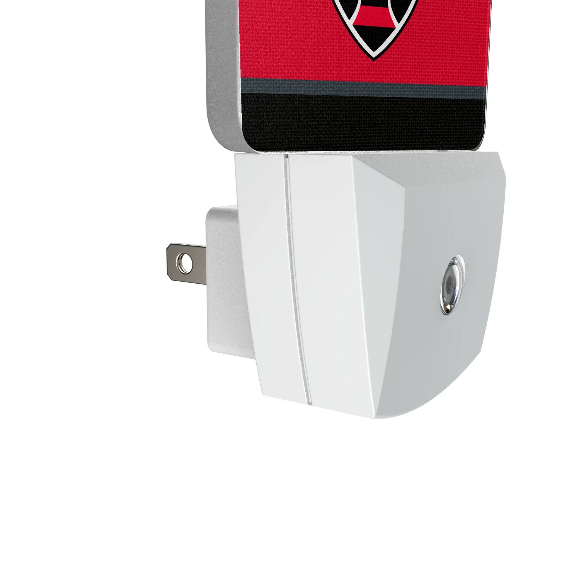 Alt View 2. Keyscaper - D.C. United Team Stripe Nightlight 2-Pack - Multicolor.
