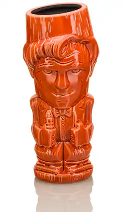 ThinkGeek - Geeki Tikis Doctor Who Eleventh Doctor Ceramic Mug | Holds 20 Ounces - Brown