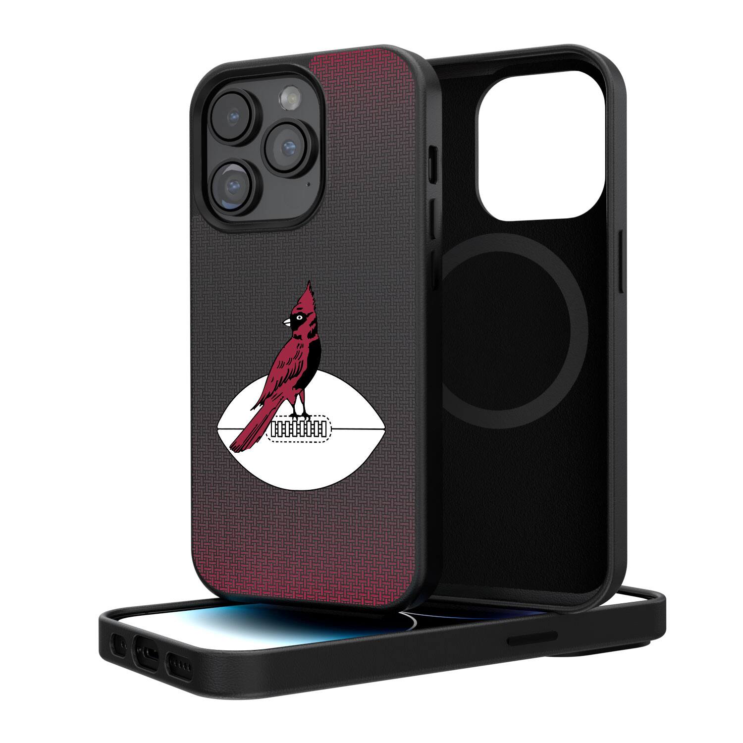 Keyscaper - Chicago Cardinals Linen Logo iPhone Magnetic Bump Case - 15 Plus - Black price history on PriceWatchPro