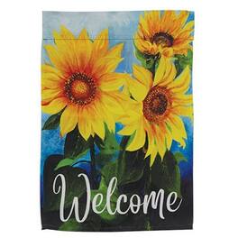 BreeBe - Sunflowers Welcome Garden Flag - Multicolor