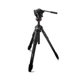 Manfrotto - MKONEC-500X ONE CF with 500X Fluid Head - 60mm Flat Base