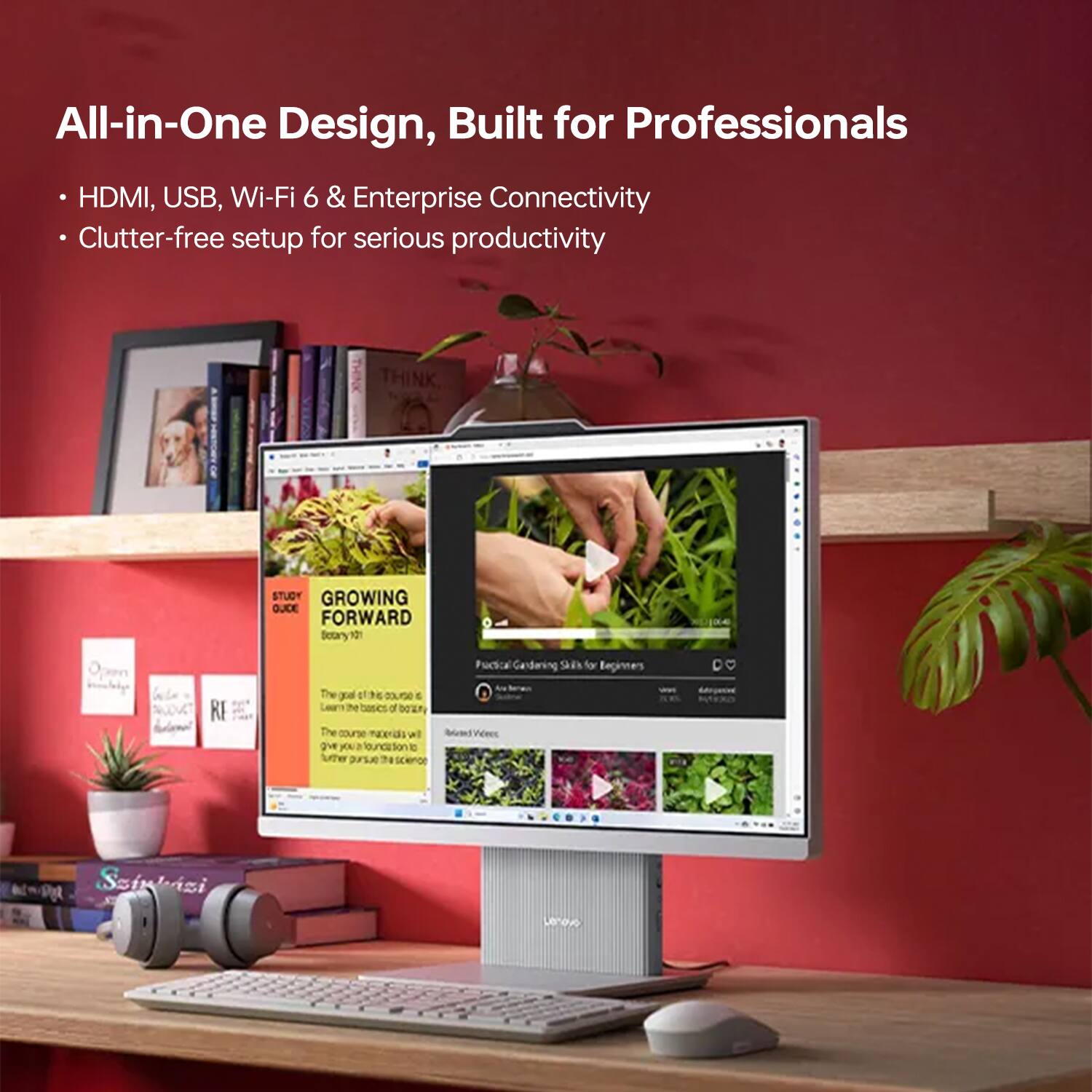 All-in-One Design, Built for Professionals

- HDMI, USB, Wi-Fi 6 & Enterprise Connectivity
- Clutter-free setup for serious productivity

Think Study Growing Forward

Botany 101 Open SDU

The course will give you a foundation in botany and gardening skills for beginners.