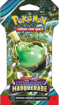 DOOOOOE 6+ Pokémon™ Trading Card Game 9 9 Scarlet & Violet Twilight Masquerade 1 Additional Pokémon TCG Booster Pack