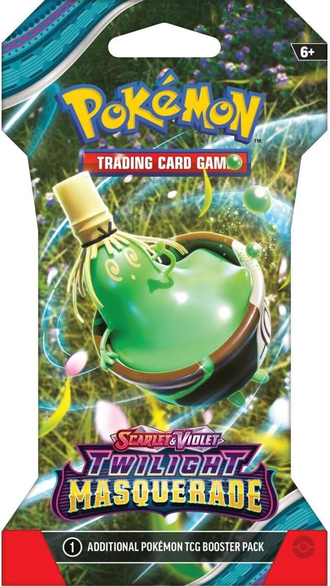 DOOOOOE 6+ Pokémon™ Trading Card Game 9 9 Scarlet & Violet Twilight Masquerade 1 Additional Pokémon TCG Booster Pack