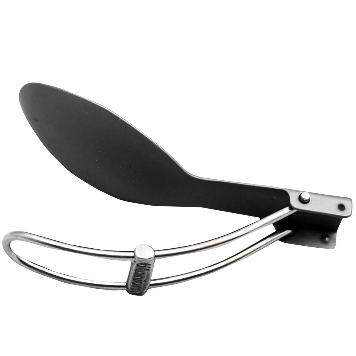 Alt View 3. TOAKS - TOAKS Titanium Folding Spoon SLV-07 - Outdoor Camping - Grey.