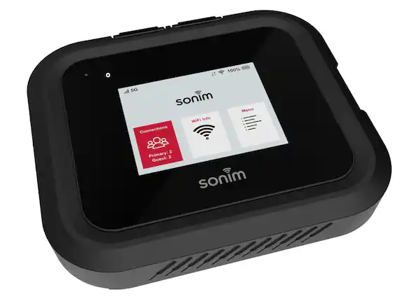 100%
5G
sonim WiFi Info Connections
Menu
2 Primary: 2 Guest: 2
sonim