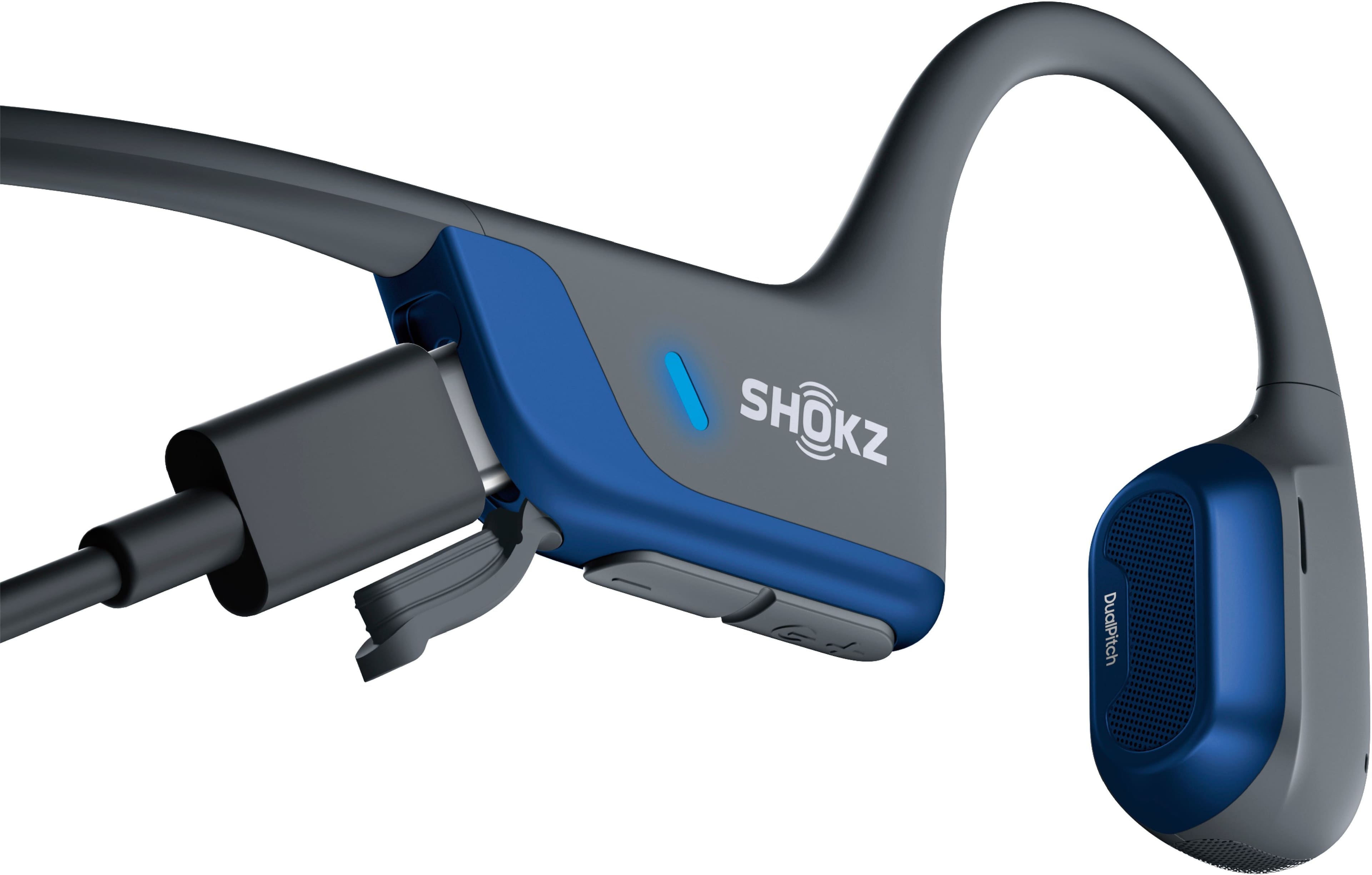 Shokz OpenRun Pro 2 Bone Conduction Sports Headphones Steel Blue S820 ...