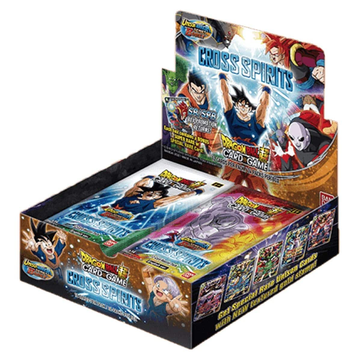 Pokémon - Dragon Ball Super Card Game Cross Spirits Booster Display