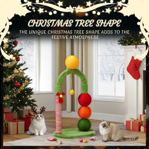 CHRISTMAS TREE SHAPE  
THE UNIQUE CHRISTMAS TREE SHAPE ADDS TO THE FESTIVE ATMOSPHERE