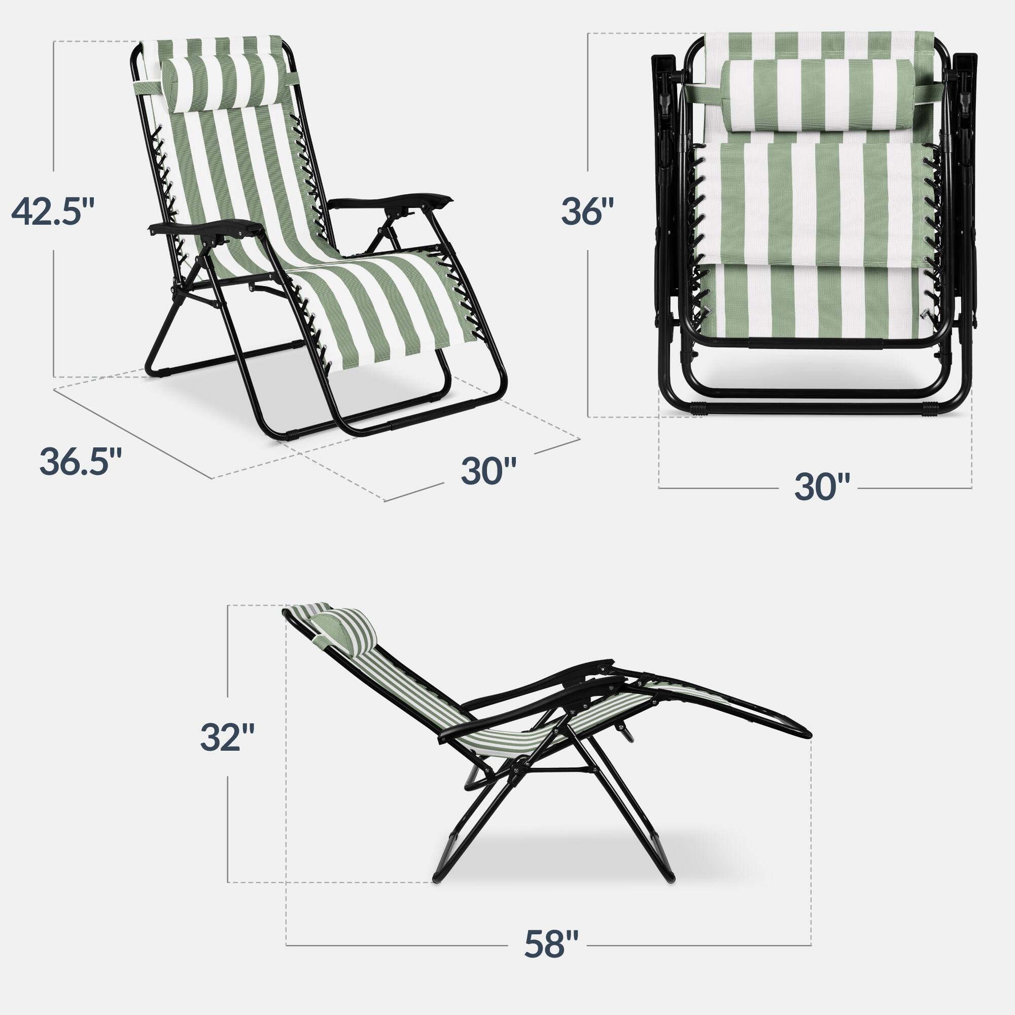 42.5" 36" 36.5" 30" 30" 32" 58"