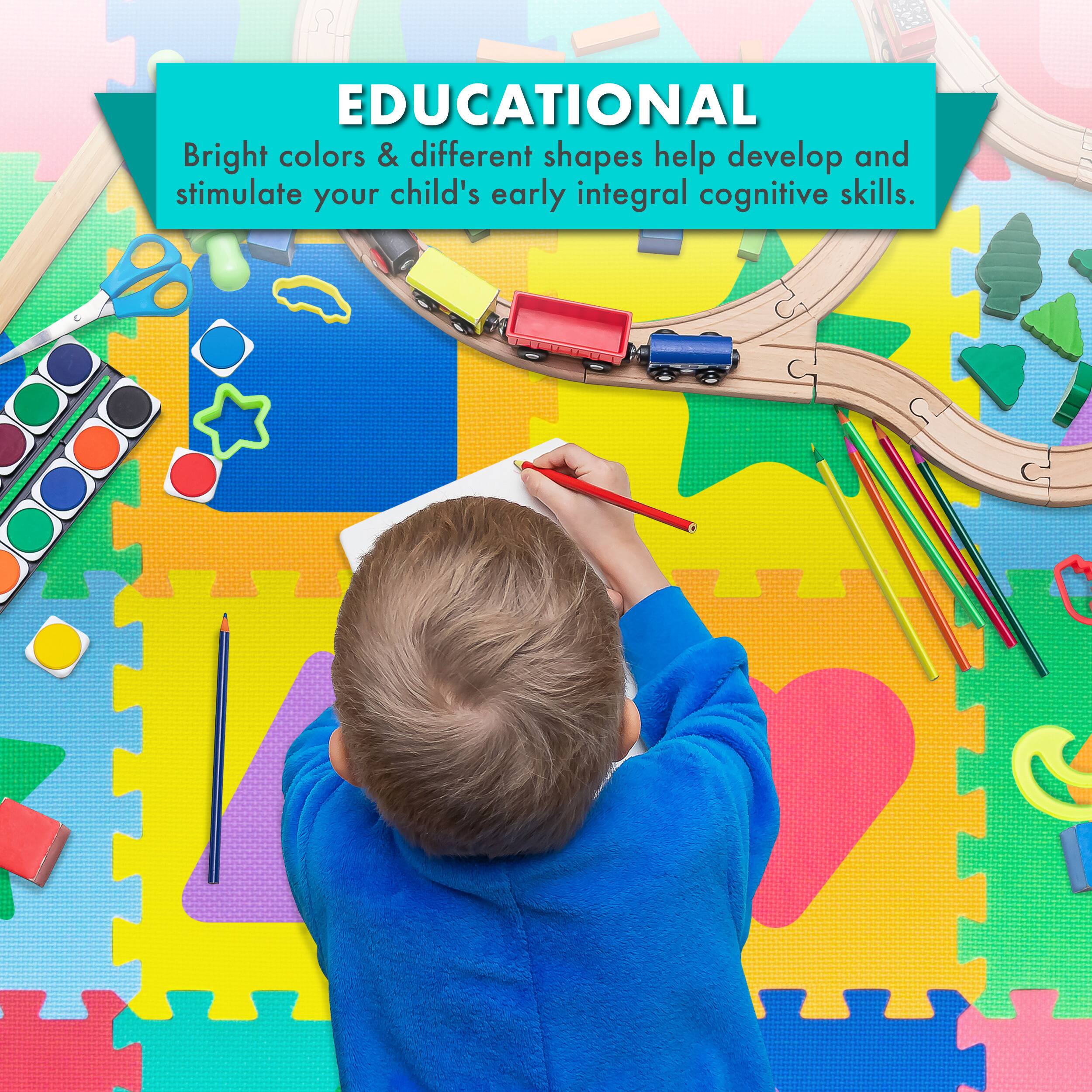 EDUCATIONAL

Bright colors & different shapes help develop and stimulate your child's early integral cognitive skills.